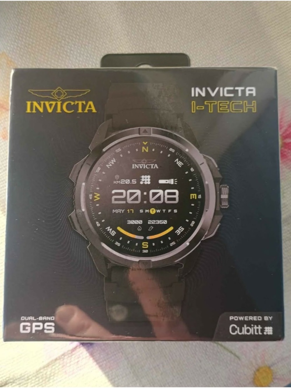 Invicta I-TECH 009 Smart Watch in Black and Yellow Accents